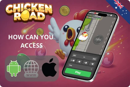 Chicken Road game running on your phone