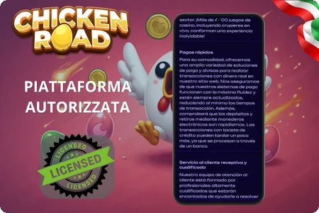 Piattaforma autorizzata Chicken Road