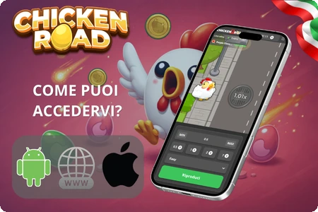 Chicken Road in esecuzione sul telefono