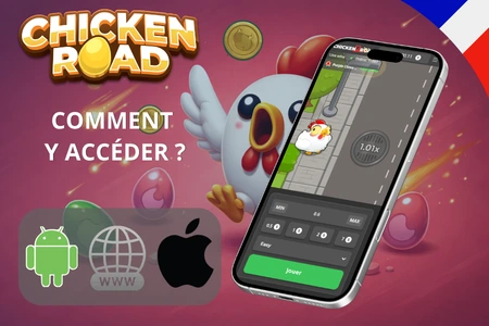 Chicken Road en cours d'exécution sur votre téléphone
