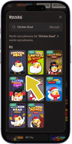 Chicken Road iOS - uruchomienie gry z aplikacji kasyna na iPhone